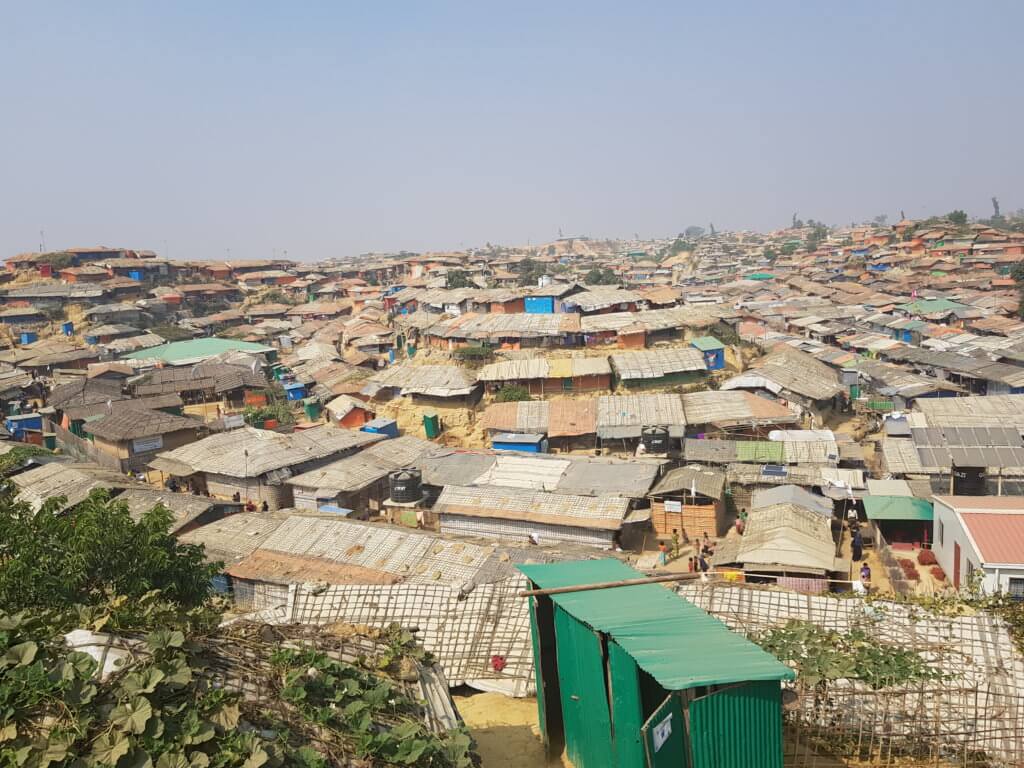 A view of Rohingya refugee camps in Cox's Bazar District, Bangladesh. ©Azimul Hasson, 2020