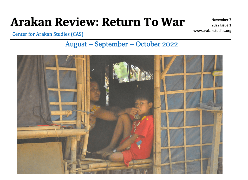 Myanmar-Led Center for Arakan Studies Issues First Human Rights Report