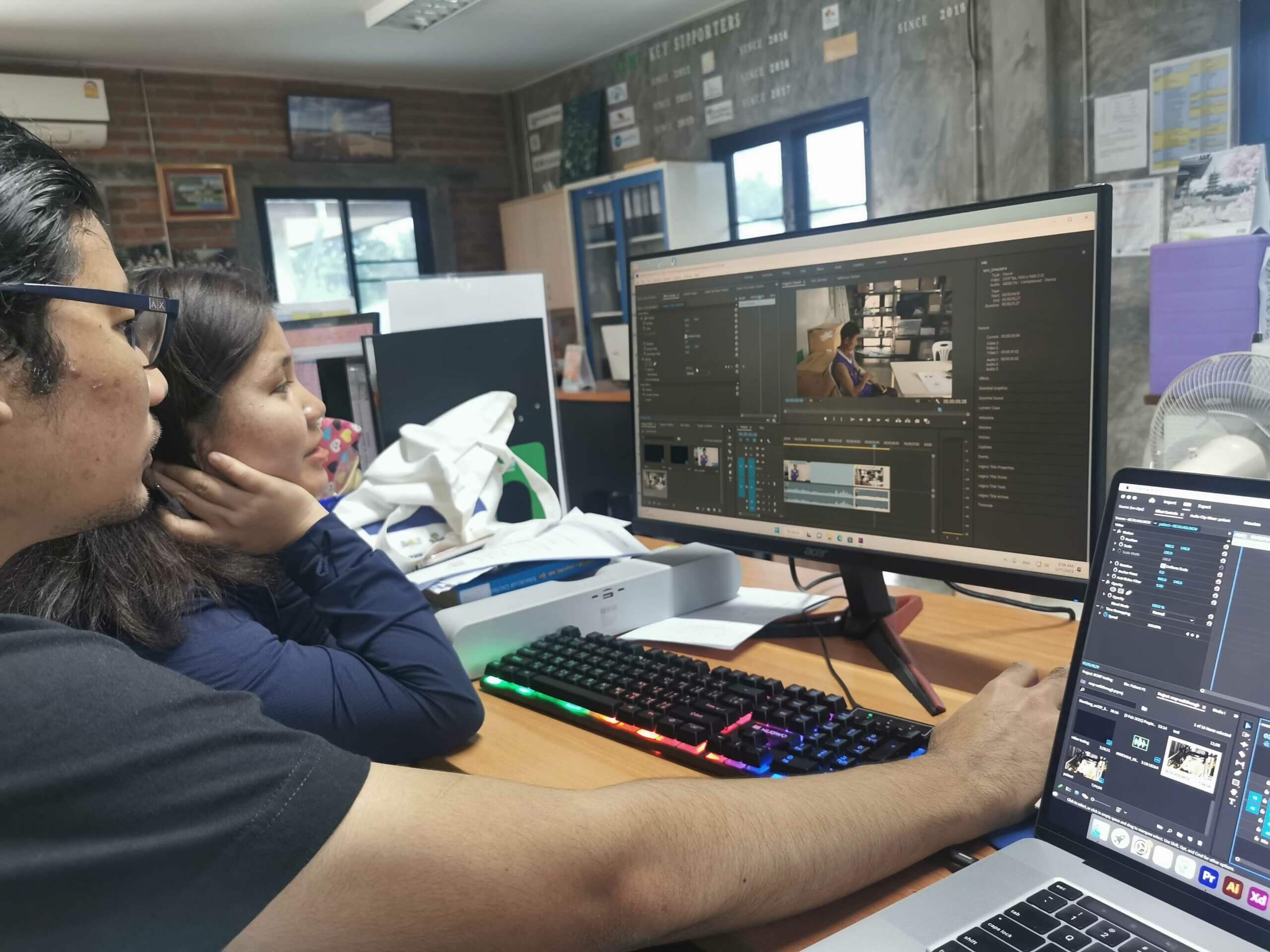 Myanmar Human Rights and Aid Groups Trained in Video Editing and Animation 